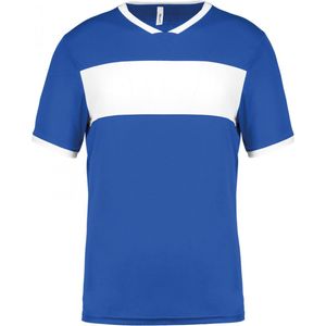 SportSportshirt Kind 10/12 years (10/12 ans) Proact Ronde hals Korte mouw Sporty Royal Blue / White 100% Polyester