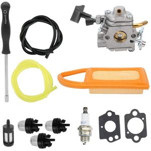 Titel suggestie: Carb Kit Lucht Rookkanaal Filter Olie Pijp voor Br500 Br550 Br600 Rugzak Bladblazer met Carburateur