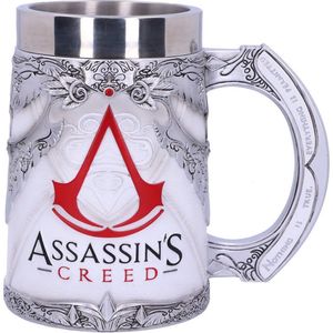 Nemesis Now - Assassin's Creed Logo - Bierpul - Wit - 17.5cm