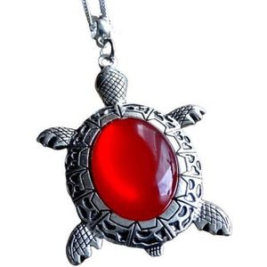 2 Love it Schildpad Red - Ketting - 46 cm lang