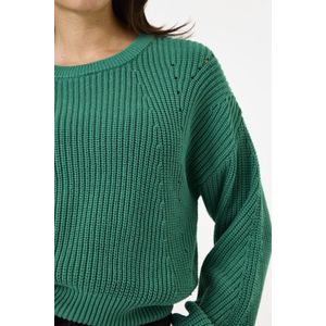 GARCIA Dames Trui Groen Long mouw - Maat XL