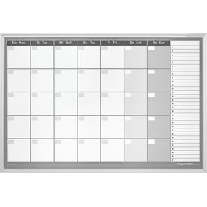 Magnetoplan Maandelijkse planner Plant Panel Cross-Format-92x62.5cm(BXH) 7-daagse week