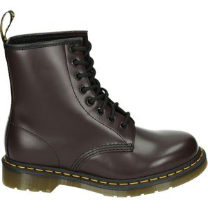 Dr. Martens 1460 BURGUNDY SMOOTH - Volwassenen VeterlaarzenHalf-hoge schoenen - Kleur: Bruin - Maat: 41