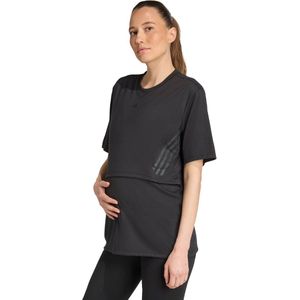 adidas Performance Zwangerschaps T-shirt - Dames - Zwart- 2XL