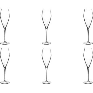 Luigi Bormioli Atelier Champagneglas Groot - 270 ml - 6 stuks