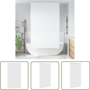 vidaXL Doucherolgordijn - 120x240 cm - PEVA - Wit Douchegordijn - Badkamerroutine - Doucheprivacy - Waterdicht - Rolluik