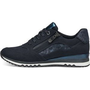 Marco Tozzi Dames Sneaker - 23785-888 Donkerblauw - Maat 39