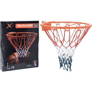 XQ Max Luxe Basketbalring met Net - 3 delig - 46 cm