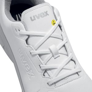 Uvex 1 Sport White Halbschuhe S3 65822 Weiß (65822)-42 (Weite 11)