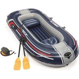 2+1 Persoons opblaasbare raft boot - Hydro-Force - Treck X2 set - met peddels en pomp - 255x127cm