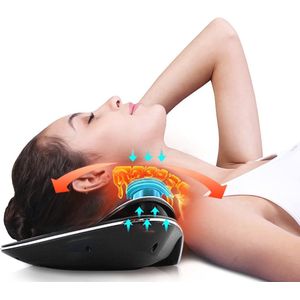 Comfortabele nektrajector met dynamische nekmassage en verwarmingsfunctie
