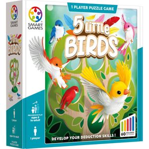 SmartGames - 5 little birds - 60 opdrachten voor jong én oud - logica - lente