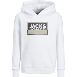 Jack & Jones sweater jongens - wit - JCOlogan - maat 152