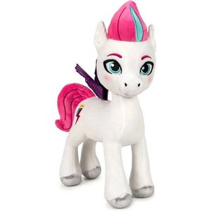 Zipp Storm – My Little Pony Pluche Knuffel 28 cm {Speelgoed Knuffeldier voor kinderen jongens meisjes | My Little Pony: Een nieuwe generatie | Bekend van Netflix | Pipp Petals, Zipp Storm, Sunny Starscout, Izzy Moonbow, Hitch Trailblazer}