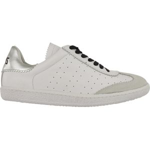 Bella sneaker wit met zilver