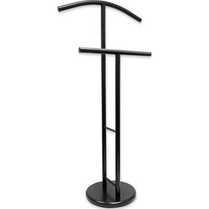 Muntel® Dressboy - Kledingstandaard - Kledingrek - Kledingstang - Metaal - Zwart