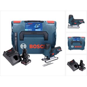 Bosch GST 12V-70 Profi-accudecoupeerzaag 12 V + 2x accu 6.0 Ah + lader + L-Boxx