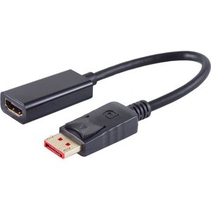 Powteq - Premium Displayport 1.4 naar HDMI adapter - 4K 60 Hz - Gold-plated - 3 x afgeschermd - Topkwaliteit adapter