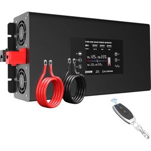 Lexium Omvormer 12V 230V - Spanningomvormer - Auto omvormer - Stopcontact - Autolader