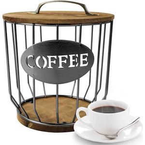 Koffiemand, meerdere capsulehouders voor koffie, manden voor koffie, perfecte koffieaccessoires, grote capaciteit