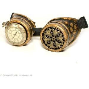 Steampunk Bril met Zakhorloge