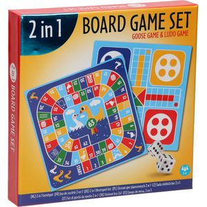 kinderspel ludo/ganzenbord 2in1