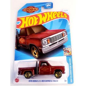 HOT WHEELS 1978 DODGE LI'L RED EXPRESS TRUCK 53/250 HW CELEBRATION RACERS (1:64) 3/10