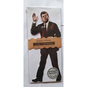 the unemployed philosophers guild john f. kennedy quotable notes bedankt wenskaart - verjaardagskaart- ansichtkaart – felicitatiekaart  met Envelop