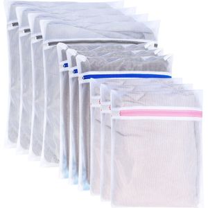 Boraboi ® Set van 10 Multifunctionele Waszakken met Ritssluiting voor Diverse Kledingstukken