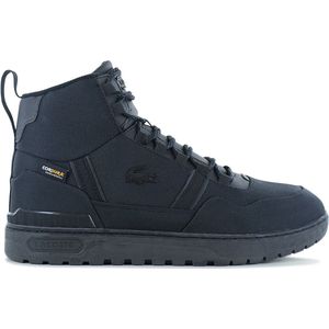 LACOSTE T-Clip Winter Mid 224 - Heren Winterschoenen Sneakers Cordura Zwart 748SMA004002H - Maat EU 44 UK 9.5