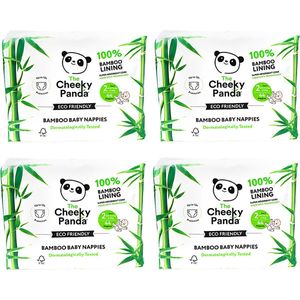 The Cheeky Panda Baby Luiers Bamboe Maat 2 (4x44)