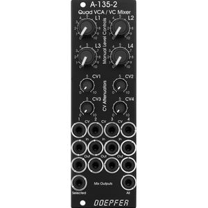 Doepfer A-135-2v Mini Quad VCA / VC Mixer Vintage Edt. - Mixer modular synthesizer