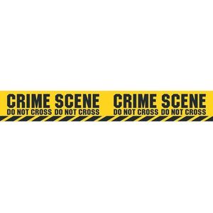 3x Crime Scene afzetlint/markeerlint 6 meter - Markeerlinten - Politie/Crime themafeest accessoires