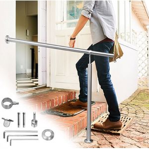 Edelstaal Trapleuning leuning 120cm RVS Reling Wandleuning roestvrij staal
