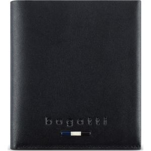 Bugatti Romeo Portemonnee RFID-bescherming Leer 9 cm - Jongens - Horizontaal - schwarz