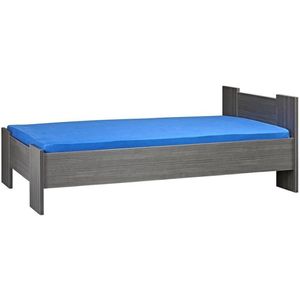 Bedframe 160X220 cm - incl middenbalk - Zwart - Wouw