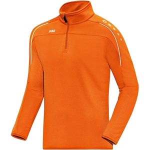 Jako Ziptop Classico Fluo Oranje Maat 128