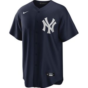 Nike Mlb New York Yankees Official Replica Alternate Home T-shirt Met Korte Mouwen Blauw M Man