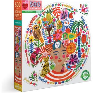 eeBoo Positivity Blokpuzzel 500 stuk(s) Kunst