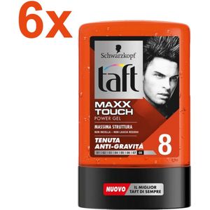 Taft - MAXX POWER - Gel - Nr.8 - 6x 300ml - Voordeelverpakking