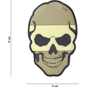 101 Inc Embleem 3D Pvc Skull Spanje Subdued  16025