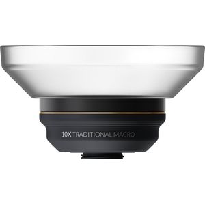 ShiftCam LensUltra 10X Traditional Macro - lens voor smartphone - mobiele fotografie - macrofotografie - scherpte diepte - 25x detailopname - 10x vergroting