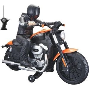 Maisto Motor Rc Harley Davidson Xl 1200n Nightster 1:18 Oranje