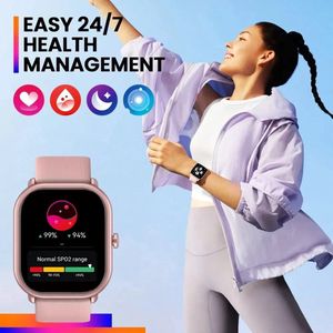 Nieuwe Zeblaze Gts 3 Pro Voice Calling Smart Watch Ultra-Big Hd Amoled Scherm Gezondheid En Fitness Tracking Smartwatch Voor Mannen Vrouwen