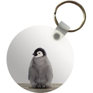 Sleutelhanger - Pinguïn - Dieren - Baby - Plastic - Rond - Uitdeelcadeautjes