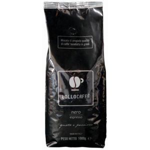 Lollo Caffè Nero 1kg - Top kwaliteit - Sterke en romige Italiaanse Koffiebonen - Napolitaanse gebrande koffie - Voor Delonghi, Siemens, Jura, Moccamaster, Krups, Philips, Sage koffiezetapparaten