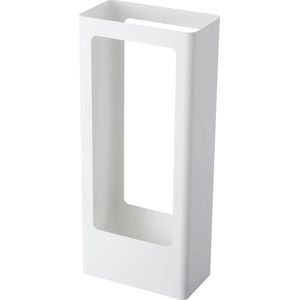 TRANKIELO® - Moderne Paraplustandaard, Strak Wit Design, Staal/Siliconen, Ruimtebesparend, 22 x 12 x 50 cm-