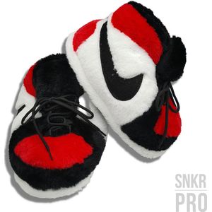 Sneaker Sloffen/ Sneaker Pantoffels/ Rood/ Maat 36-43/ SNKR-PRO/ One Size/ Jordan Sloffen/ Jordan Pantoffels