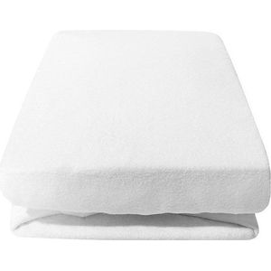 Cillows Premium Molton Hoeslaken voor Kinderen - Katoen (stretch) - Wit - 70x150 cm