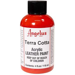 Angelus Leather Acrylic Paint - textielverf voor leren stoffen - acrylbasis - Terracotta - 118ml